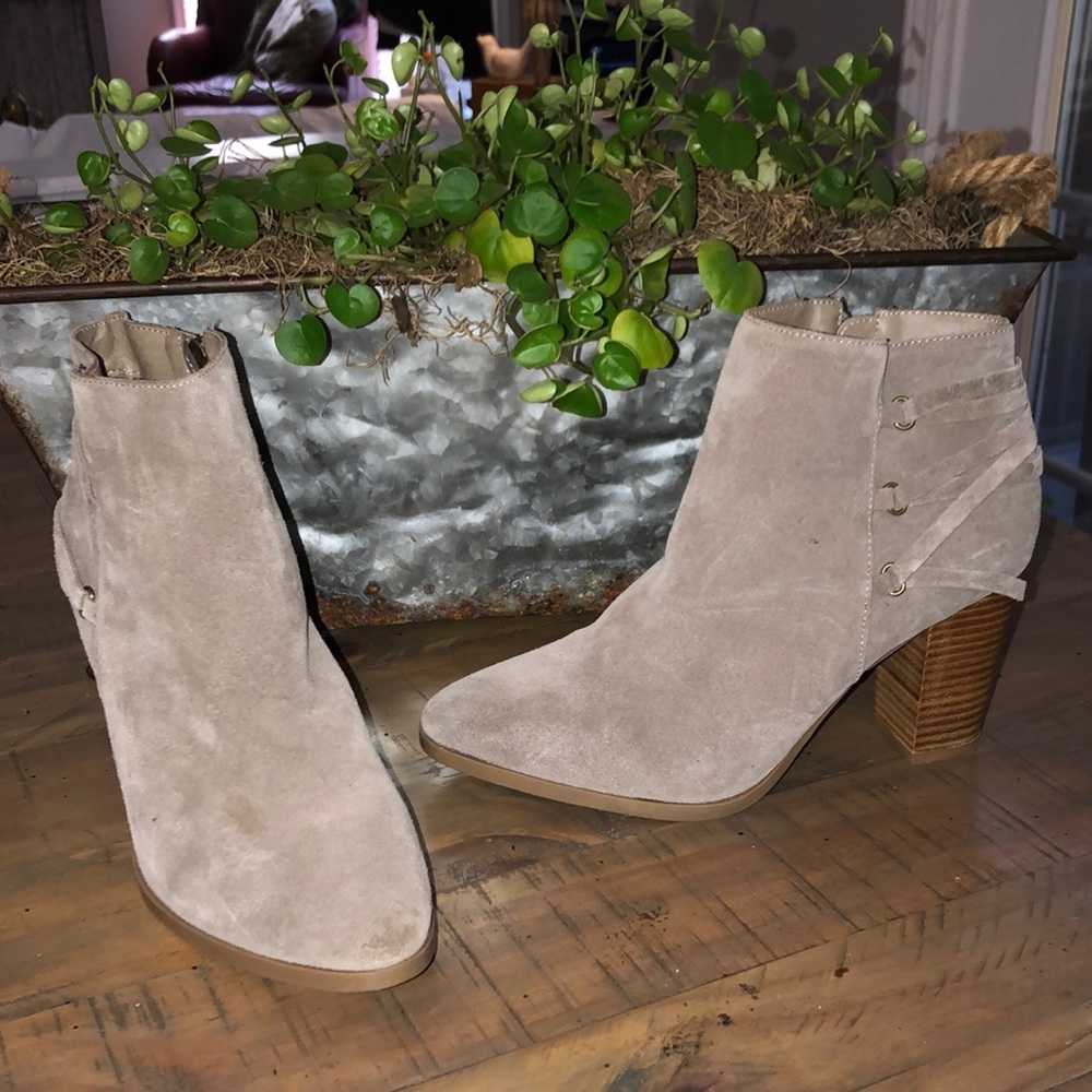 Franco Fortini Tan Suede Boots